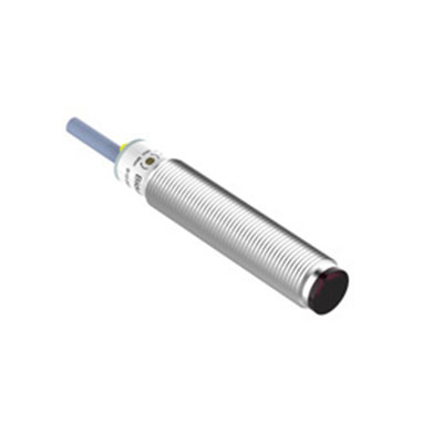 Cylindric photoelectric sensor series M12 Pre-wired/Nickled brass