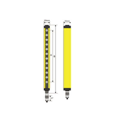 Safety light curtain PAI series