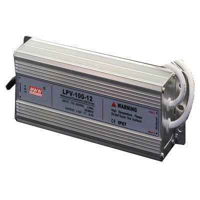 100W PLV series Waterproof LED Power Supply