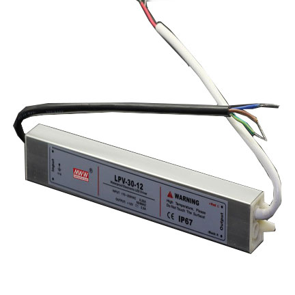 30W PLV series Waterproof LED Power Supply